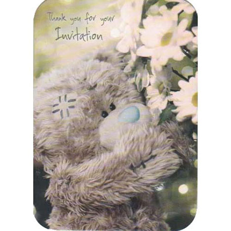 Invitation Reply Me to You Bear Card £1.20